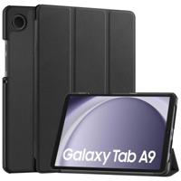 Accezz Trifold Bookcase Samsung Galaxy Tab A9 Tablethoesje Zwart - thumbnail