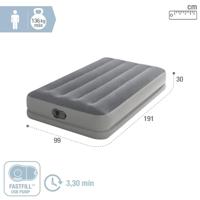 Intex prestige mid-rise luchtbed - eenpersoons - thumbnail