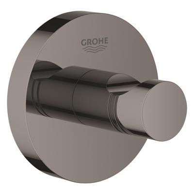 GROHE Essentials Handdoekhaak - rond - hard graphite 40364a01 GROHE Essentials Handdoekhaak - rond - hard graphite 40364a01