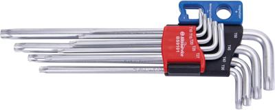 Bikeservice haakse steeksleutelset angled pin key bst 9pcs torx long w magnets