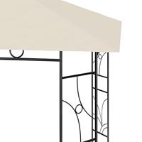 Prieel 160 g/m² 4x3x2,7 m crèmekleurig - thumbnail