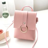 Dames mini schouder mode kwast mobiele telefoon kleine verandering Cross Body emmer tas - thumbnail