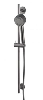 Wiesbaden Glijstangset Cadans Luxe Compleet Met Handdouche En Doucheslang Gunmetal Wiesbaden Glijstangset Cadans Luxe Compleet Met Handdouche En Doucheslang Gunmetal