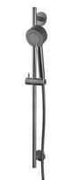 Glijstangset Wiesbaden Cadans Luxe Compleet Met Handdouche En Doucheslang Gunmetal - thumbnail