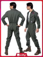 Top Gun Jumpsuit kostuum - thumbnail