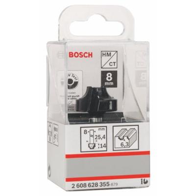 Bosch Accessoires Profielfrees E 8 mm, R1 6,3 mm, D 25,4 mm, L 14,3 mm, G 46 mm 1st - 2608628355