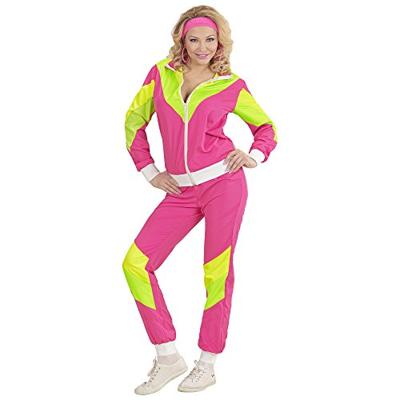 Retro Trainingspak roze/geel