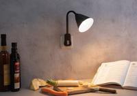 Paulmann Junus Stekkerlamp E14 20 W Zwart - thumbnail