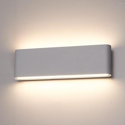 Dallas XL LED Wandlamp Grijs - 24 Watt 1350lm - IP54 Waterdicht - 3000K Warm Wit - Dimbaar - Binnen en buitenlamp - Up & Down light - Modern Dallas XL LED Wandlamp Grijs - 24 Watt 1350lm - IP54 Waterdicht - 3000K Warm Wit - Dimbaar - Binnen en buitenlamp - Up & Down light - Modern