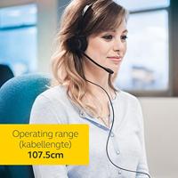 Jabra BIZ™2300 Over Ear headset Kabel Mono Zwart Noise Cancelling Telefoon - thumbnail