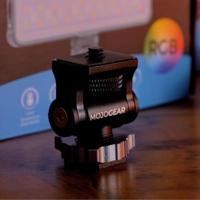 MOJOGEAR mount met cold shoe voor lamp/monitor/microfoon - Draaibaar en kantelbaar - thumbnail