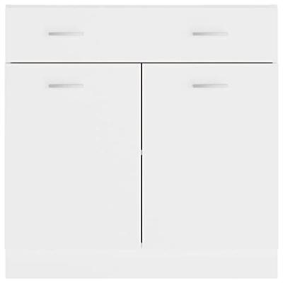 Onderkast met lade 80x46x81,5 cm spaanplaat wit