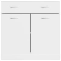Onderkast met lade 80x46x81,5 cm spaanplaat wit - thumbnail