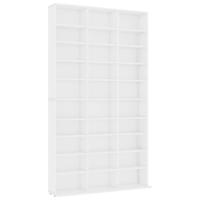 Cd-kast 102x16x177,5 cm bewerkt hout wit - thumbnail