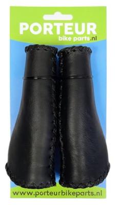 Porteur Handvatten leer wing zwart