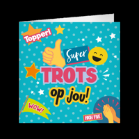 XL Greeting Cards Trots op jou - thumbnail