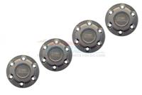 GPM - Axial SCX6 - Aluminum Silver Inlay Design Wheel Lock - 4pc Set - thumbnail