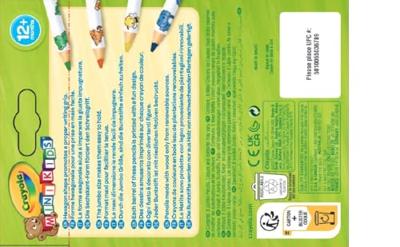Crayola mini kids - dikke kleurpotloden, 8st.