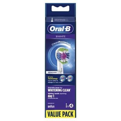 Oral B Oral-B Opzetborstels 3D White - 4 stuks