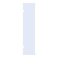 BRAUER Wand 60 helder glas enkelzijdige uitsparingen - thumbnail