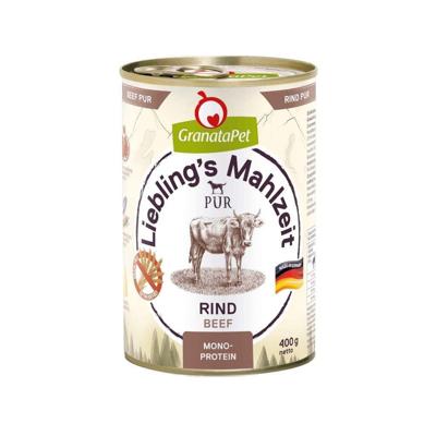 GRANATAPET Liebling's Mahlzeit Beef - natvoer voor honden - 400g