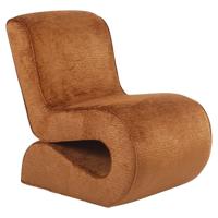 Richmond Fauteuil 'Frankie' Chenille, kleur Cognac - thumbnail