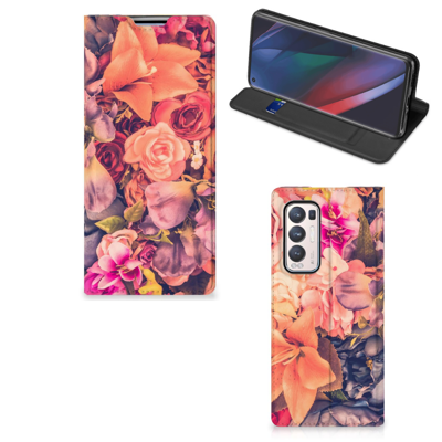 OPPO Find X3 Neo Smart Cover Bosje Bloemen OPPO Find X3 Neo Smart Cover Bosje Bloemen