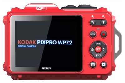 Kodak Waterproof WPZ-2 4x Zoom WiFi Rood