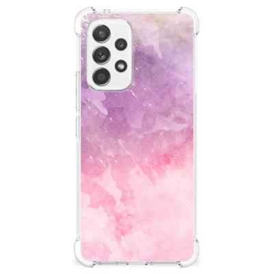 Back Cover Samsung Galaxy A53 5G Pink Purple Paint Back Cover Samsung Galaxy A53 5G Pink Purple Paint