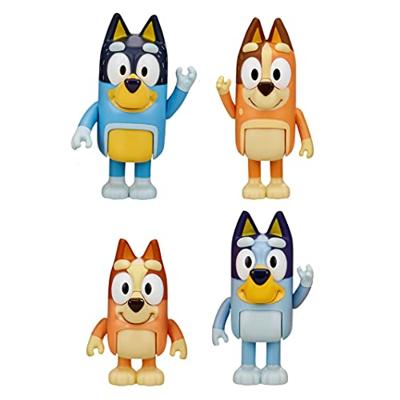 4 volledige Bluey Family Figures - Moose Toys - van 3 jaar oud - thumbnail