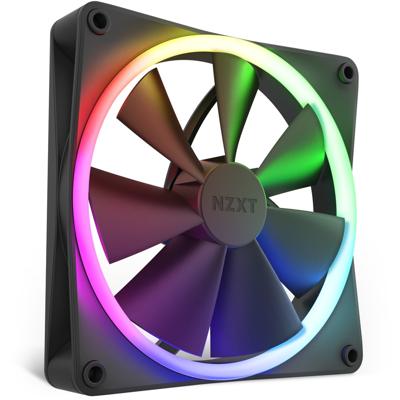 NZXT F140RGB - 140mm RGB Fans - Single - Black