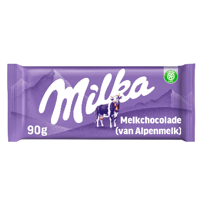 Milka alpenmelk flowpack (25x 90gr)