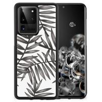 Samsung Galaxy S20 Ultra Skin Case Leaves Grey - thumbnail
