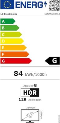 LG 55NANO82T6B (2024) - 55 inch - LED TV - thumbnail