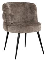 Richmond Eetkamerstoel 'Stella' Chenille, kleur Stone - thumbnail