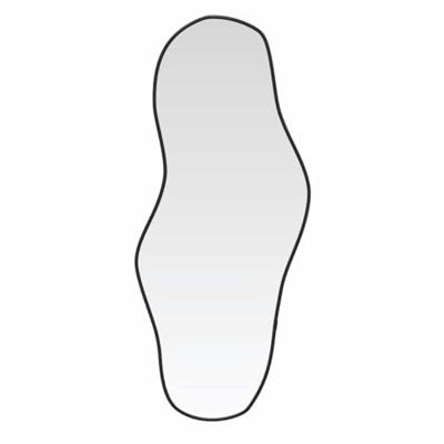 VidaXL Wandspiegel 60x25 cm zwart VidaXL Wandspiegel 60x25 cm zwart