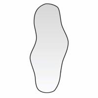 VidaXL Wandspiegel 60x25 cm zwart - thumbnail