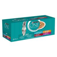 PURINA One Mix of flavors - nat kattenvoer - 40x85g - thumbnail