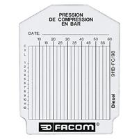 Facom zakje met 100 meetkaarten - 911B.FC - thumbnail