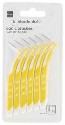 HEMA Interdentale borsteltjes 2.4-3.5mm - 6 stuks