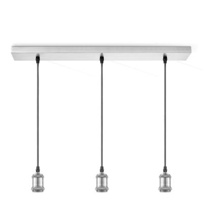 Home sweet home hanglamp pendel Vintage 3L Beam - mat staal