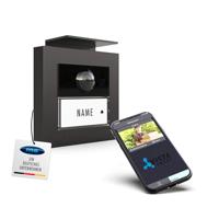 m-e modern-electronics VS-21 A Vistasmart Buitenunit voor Video-deurintercom LAN, WiFi Antraciet - thumbnail