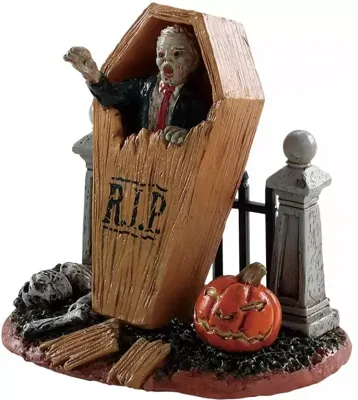 Lemax coffin break halloween figuur Spooky Town 2018