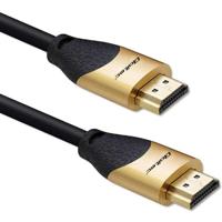 Qoltec 50355 HDMI v2.1-kabel Ultrahoge snelheid 8K | 60 Hz | 28AWG | GOUD | 2m - thumbnail