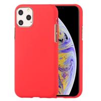 MERCURY GOOSPERY SOFE gevoel TPU schokbestendig en kras Case voor iPhone 11 Pro Max (rood) - thumbnail
