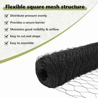 VidaXL Hexagon hek grijs 1,4 x 10 m pvc - thumbnail