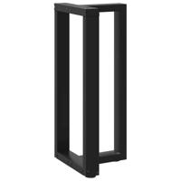 Bartafelpoten 2 st T-vormig 40x35x(90-91) cm staal zwart - thumbnail