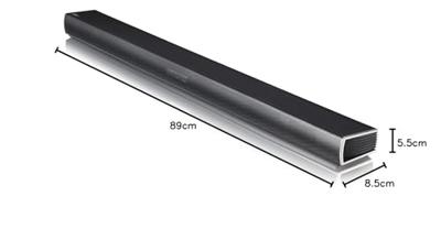 LG SJ4 2.1 Soundbar (300W, draadloze subwoofer, bluetooth) zwart