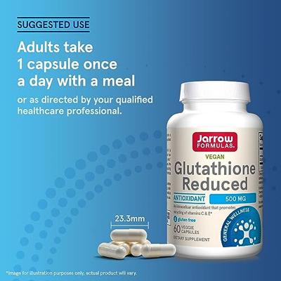 Glutathione Reduced 500mg 60v-caps