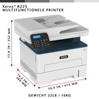 Xerox B 225 Multifunctionele printer Laser, kleur Zwart/wit A4 Printen, scannen, kopiëren ADF, WiFi, USB, LAN, Duplex - thumbnail